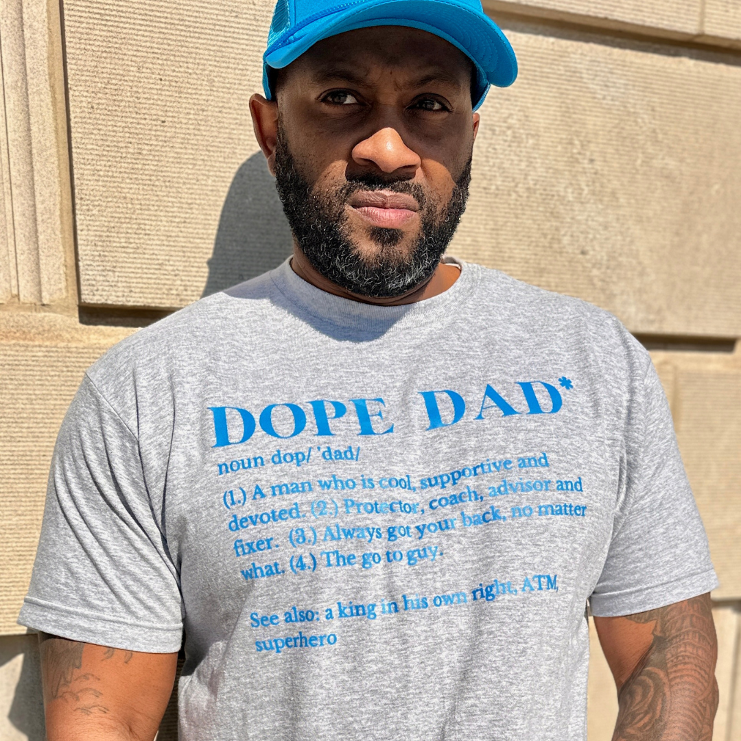 Dope Dad T-Shirt (Carolina Smoke)