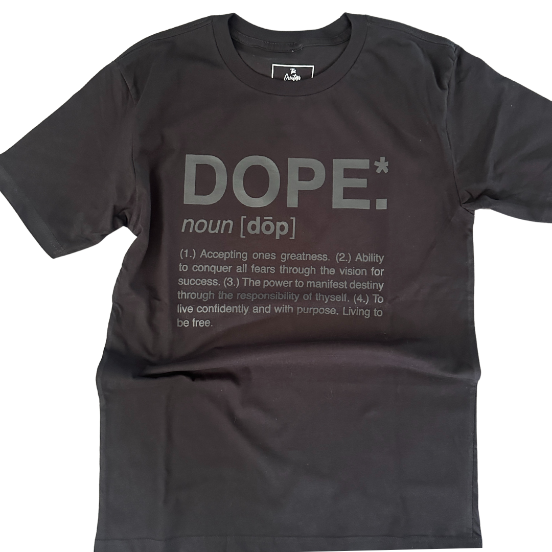 Dope T-Shirt (Black Monochromatic)