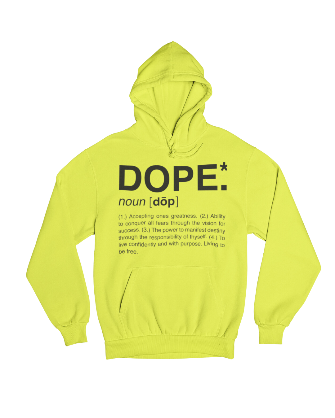 Dope yellow shop hoodie