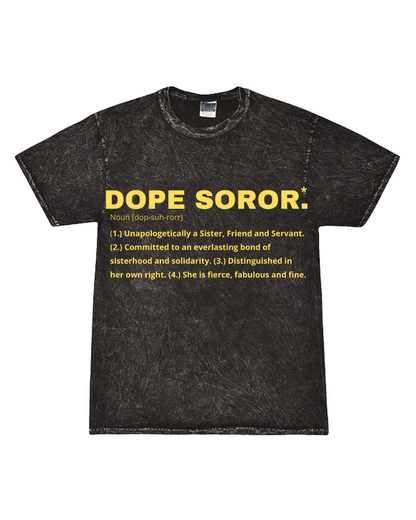 Dope Soror T-Shirt (Acid Wash/Red)