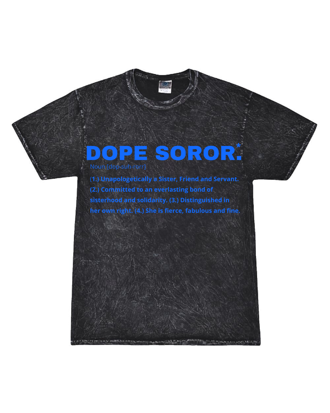 Dope Soror T-Shirt (Acid Wash/Red)
