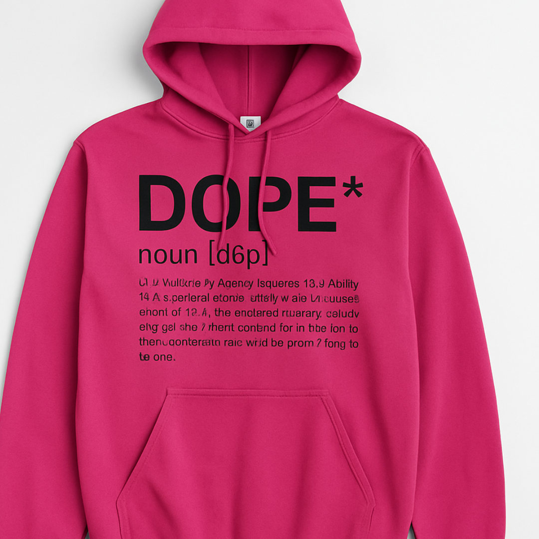 Dope Hoodie (Breast Cancer Awareness)
