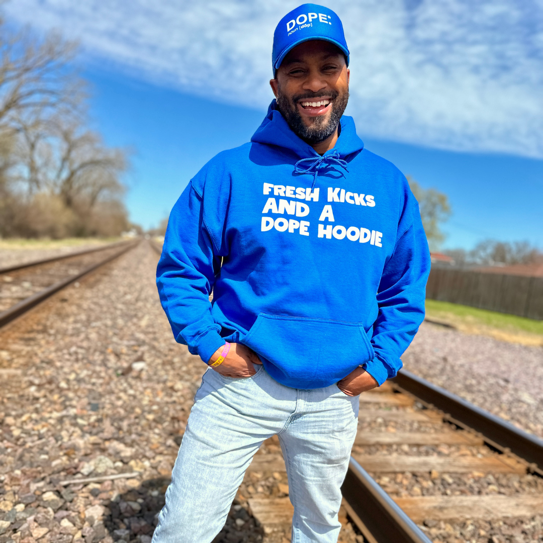 Fresh Kicks Dope Hoodie (Royal)