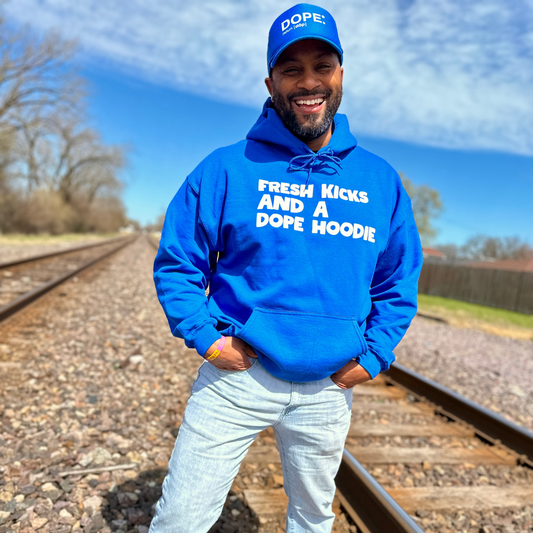 Fresh Kicks Dope Hoodie (Royal)