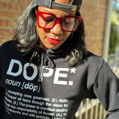 Dope Hoodie (Black/White)