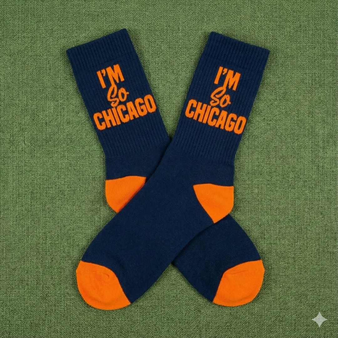 I'm So Chicago Socks (Bears Editon)