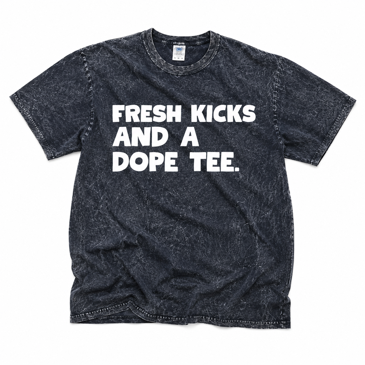 Fresh Kicks Dope Tee (Denim)