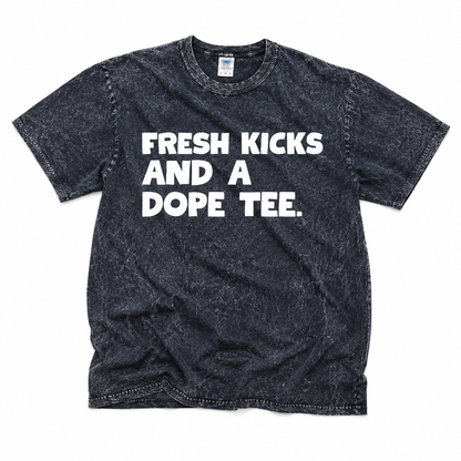 Fresh Kicks Dope Tee (Denim)