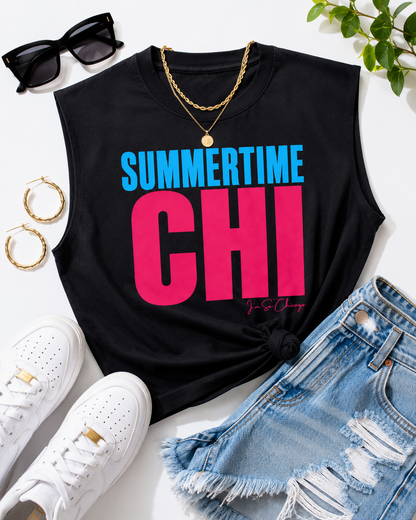 Summertime Chi  Tank "Cotton Candy"