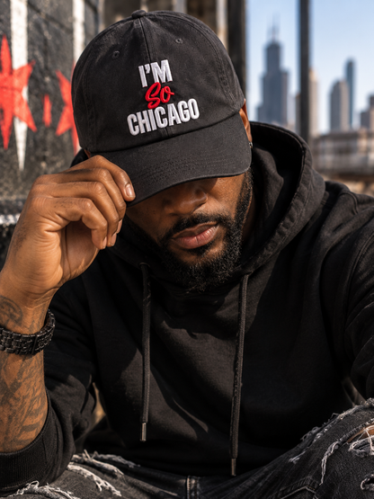 I'm So Chicago Hat (Black)