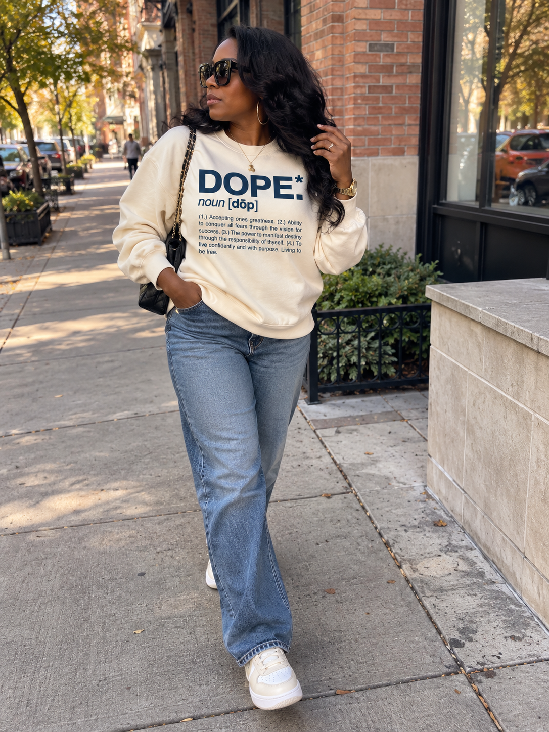 Dope Crewneck (Cream)