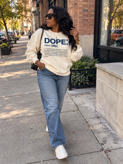 Dope Crewneck (Cream)