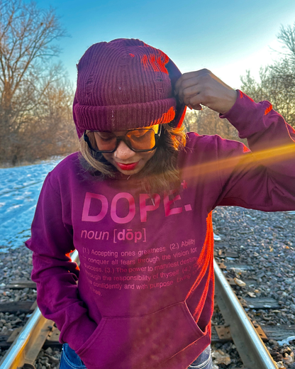 Dope Hoodie (Cranberry Crush)