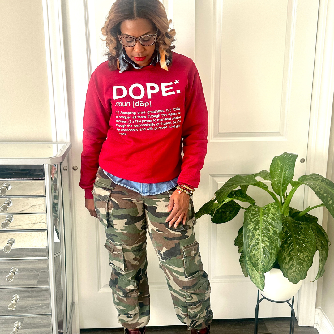 Dope Crewneck (Cranberry)