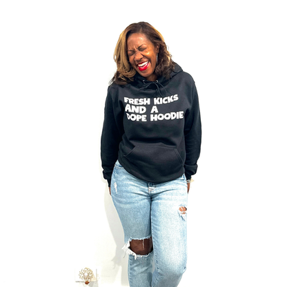 Fresh Kicks Dope Hoodie (Black)