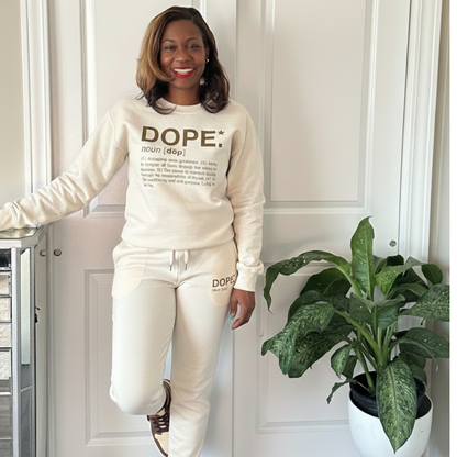 Dope Jogger Set (Cream)