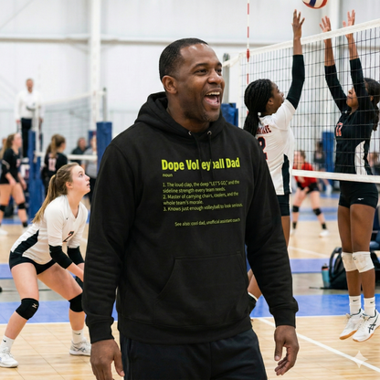 Dope VolleyBall Dad (Hoodie)