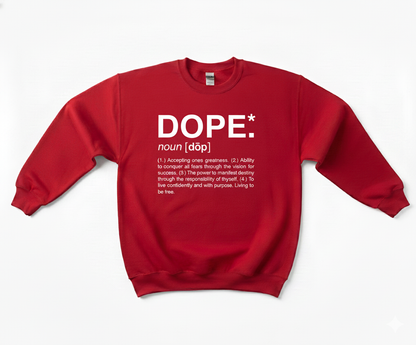 Dope Crewneck (Cranberry)