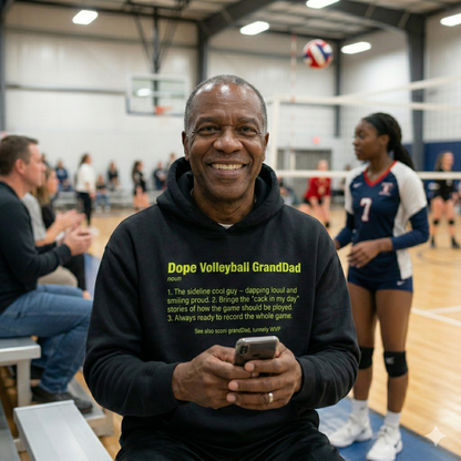 Dope VolleyBall Grandad (Hoodie)