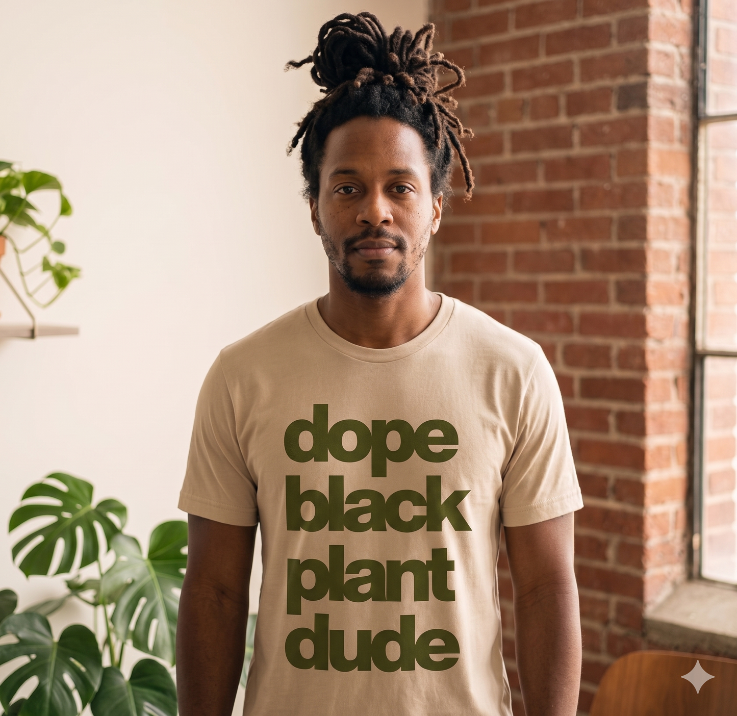 Dope Black Plant Dude Tee