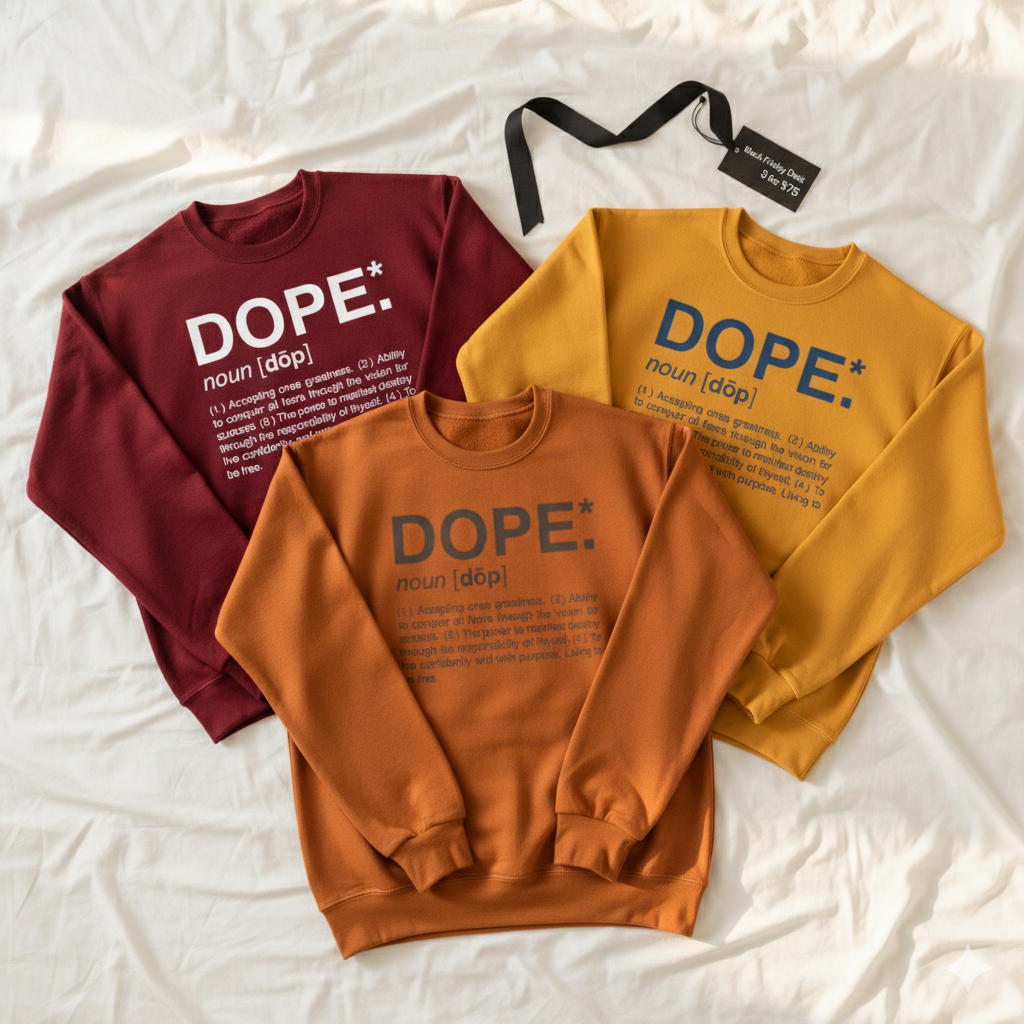Dope Crewneck Bundle (Autumn Trio)