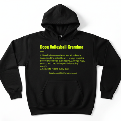 Dope VolleyBall Grandma (Hoodie)
