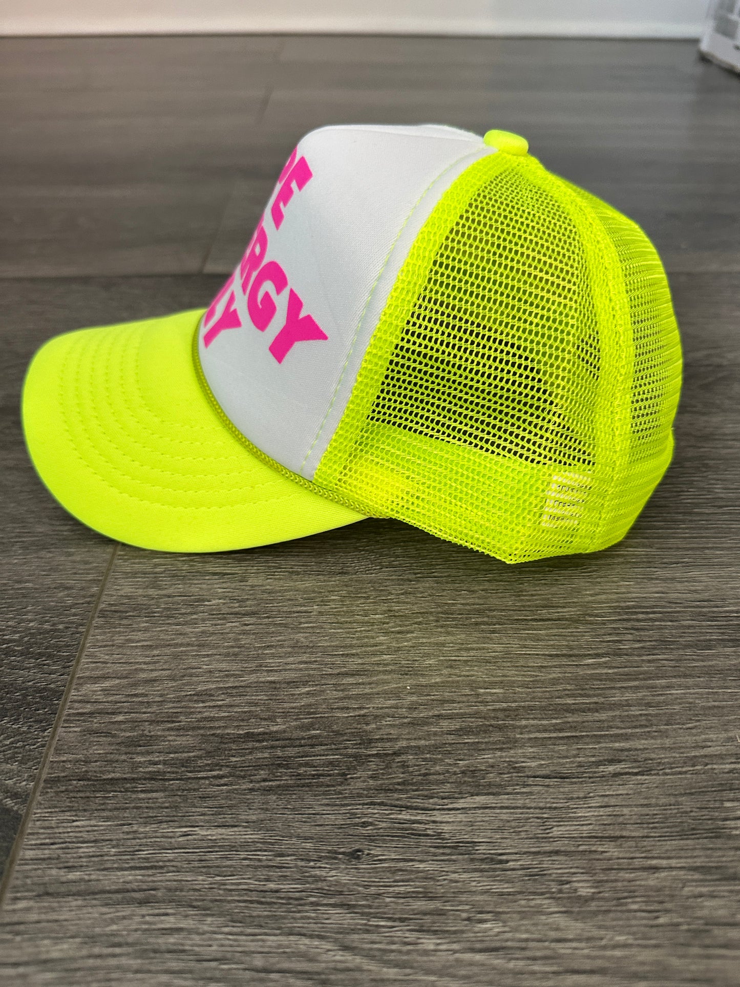 Dope Energy Only Trucker Hat (Highlighter)