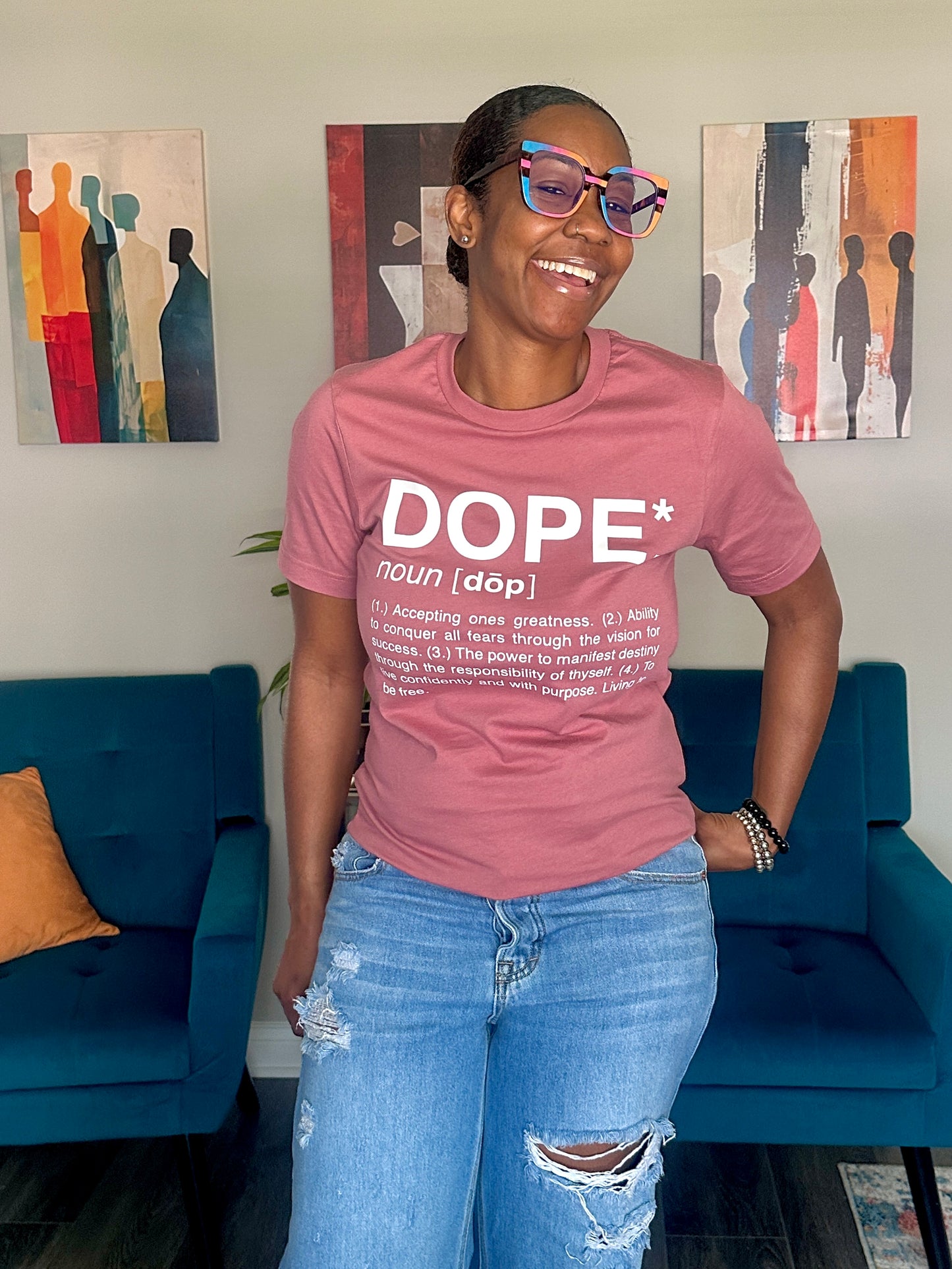 Dope Tee (Mauve)