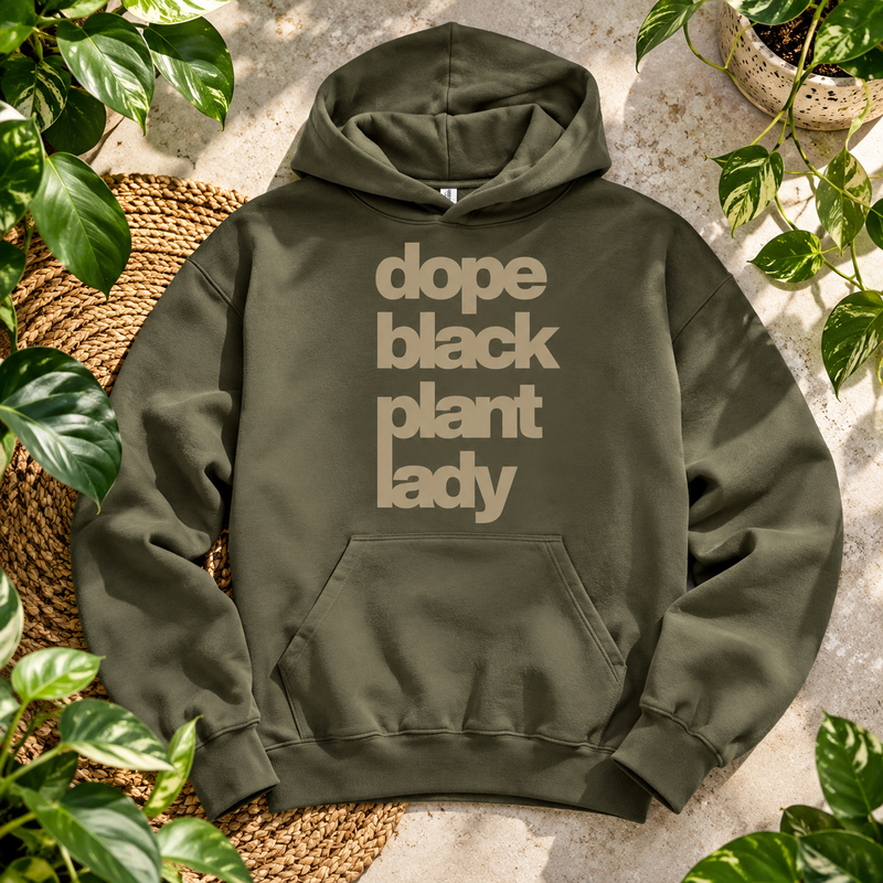 Dope Black Plant Lady Hoodie