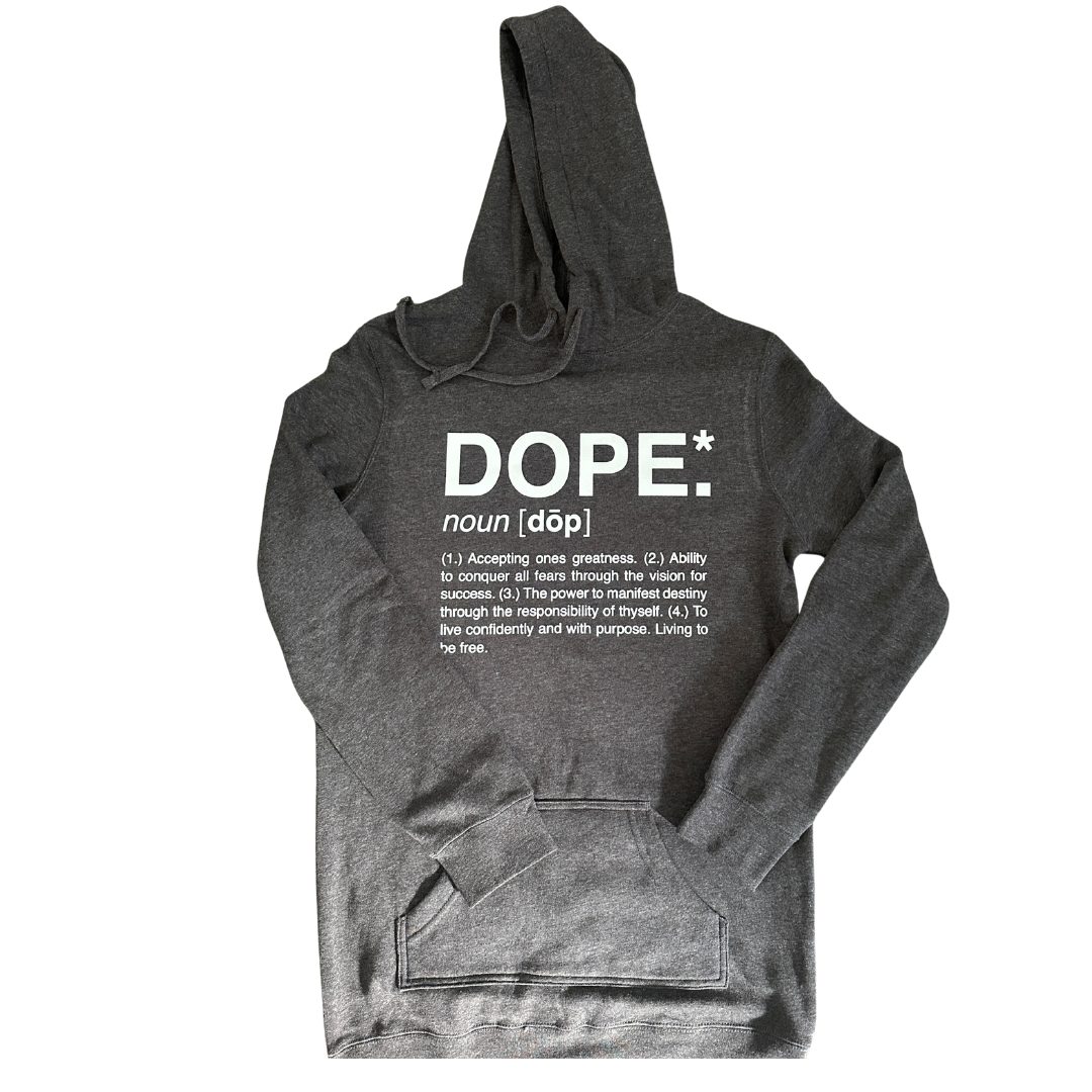 Dope Hoodie Dress (Charcoal)