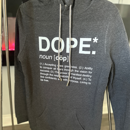 Dope Hoodie Dress (Charcoal)
