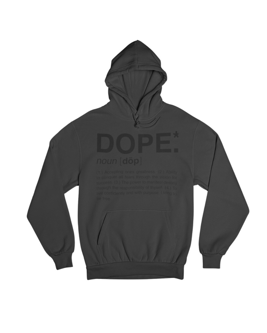 Dope Hoodie (Black on Black)