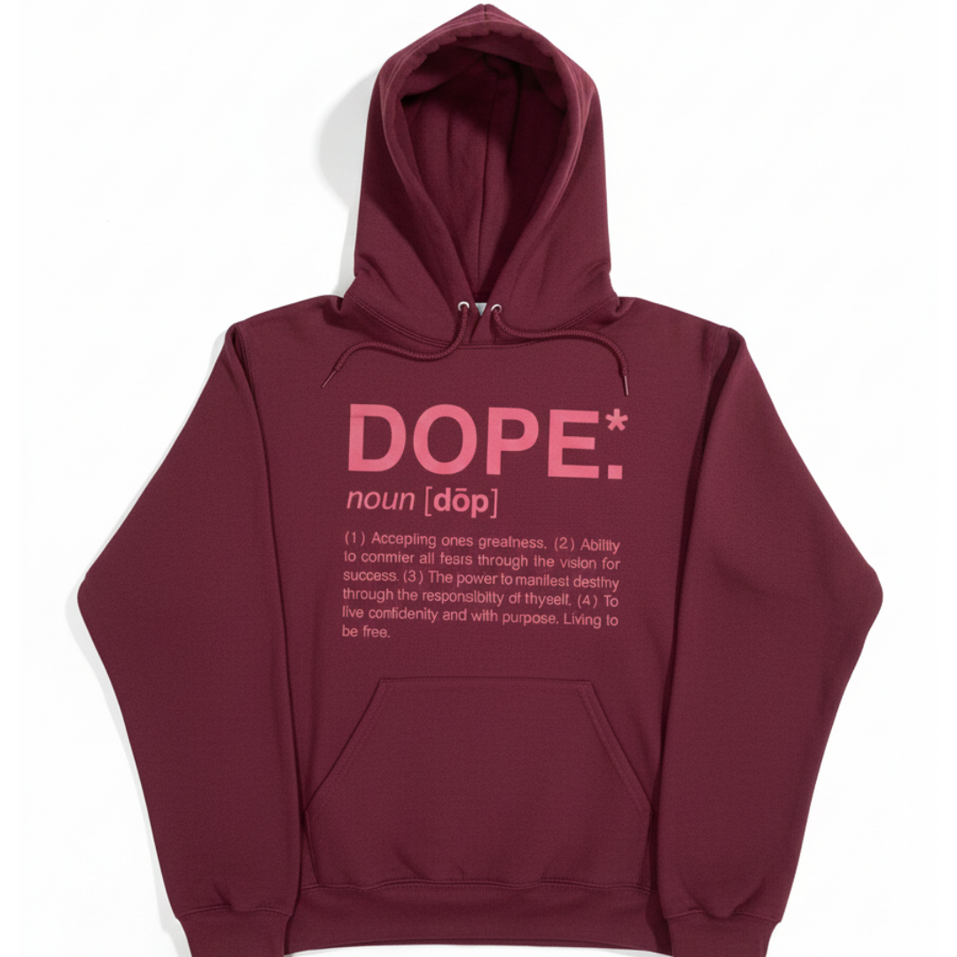 Dope Hoodie (Cranberry Crush)