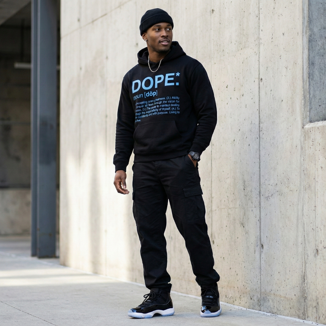 Dope Hoodie (Black Ice)