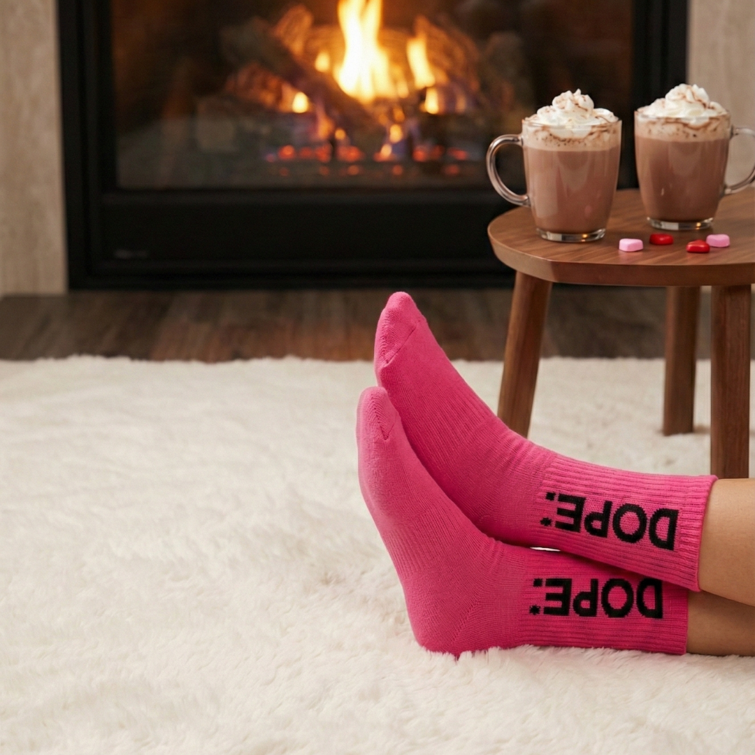 Dope Socks (Hot Pink)