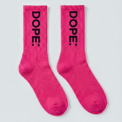 Dope Socks (Hot Pink)