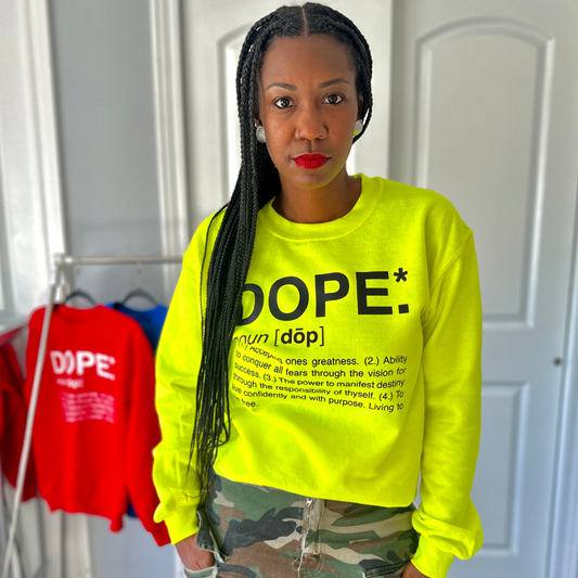 Dope Crewneck -Highlighter