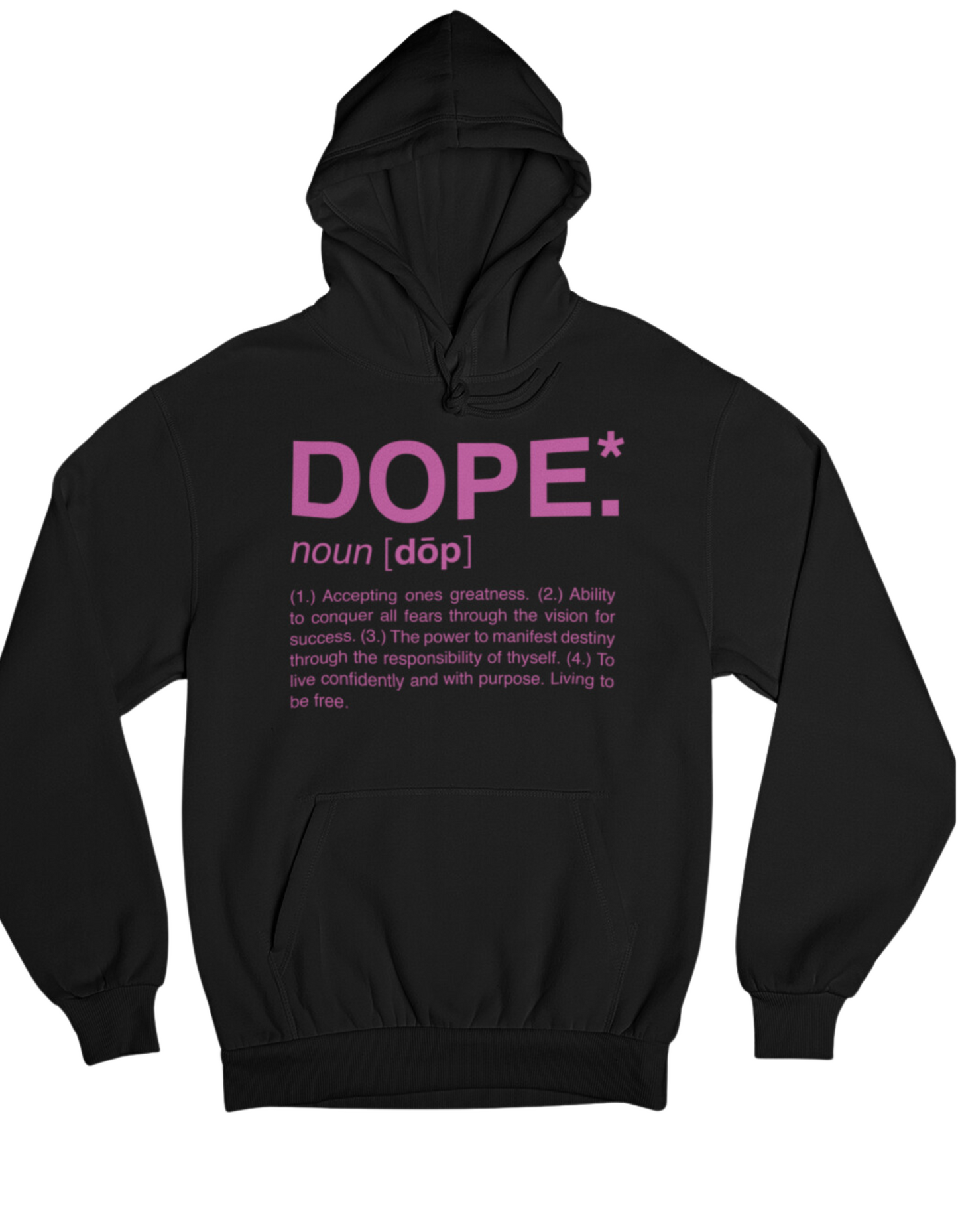 Dope Hoodie (Black/Pink) - Limited Edition