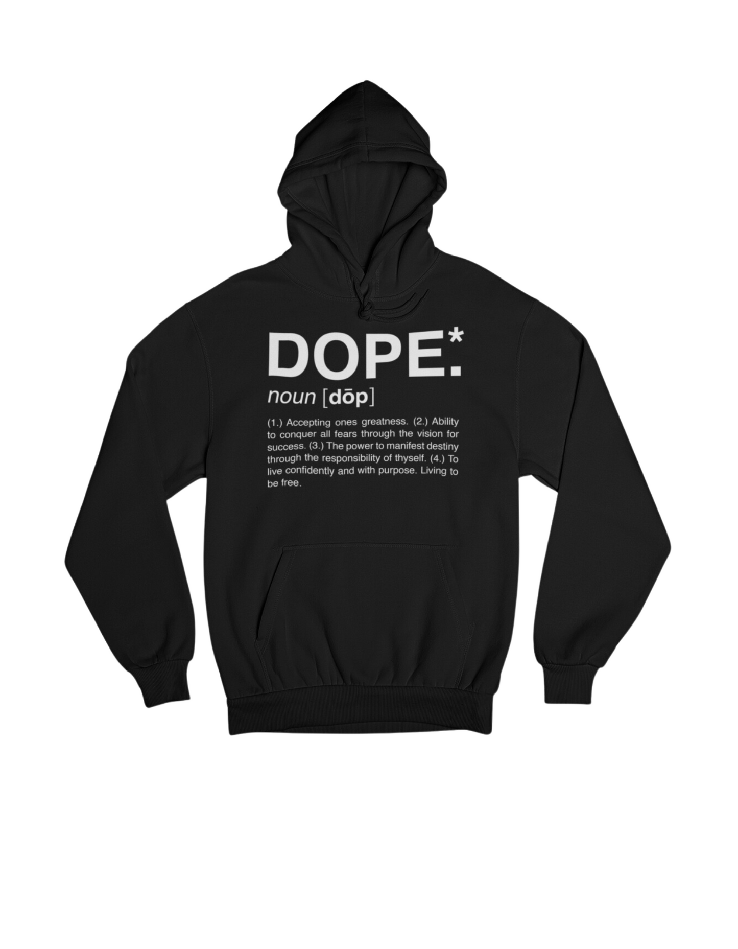 Dope Hoodie (Black/White)