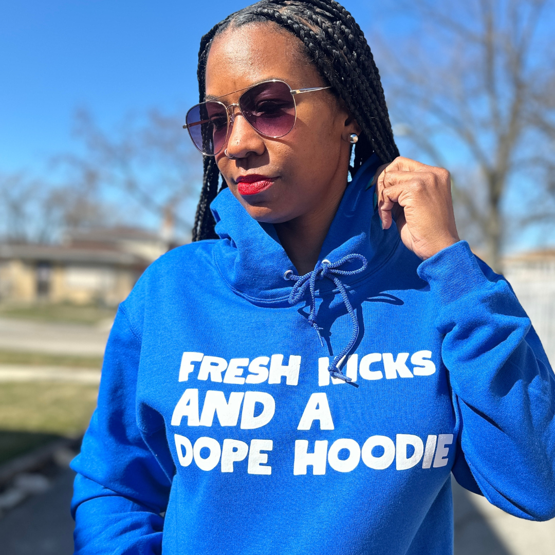 Fresh Kicks Dope Hoodie (Royal)