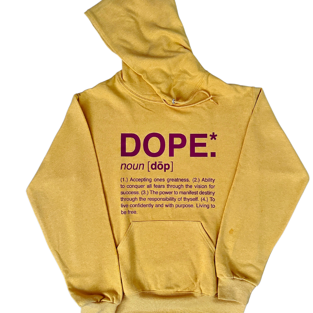 Dope yellow hoodie hotsell