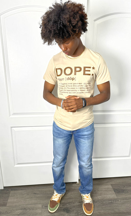 Dope T-Shirt - (Butter Pecan)