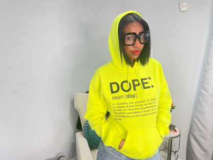 Dope sales yellow hoodie